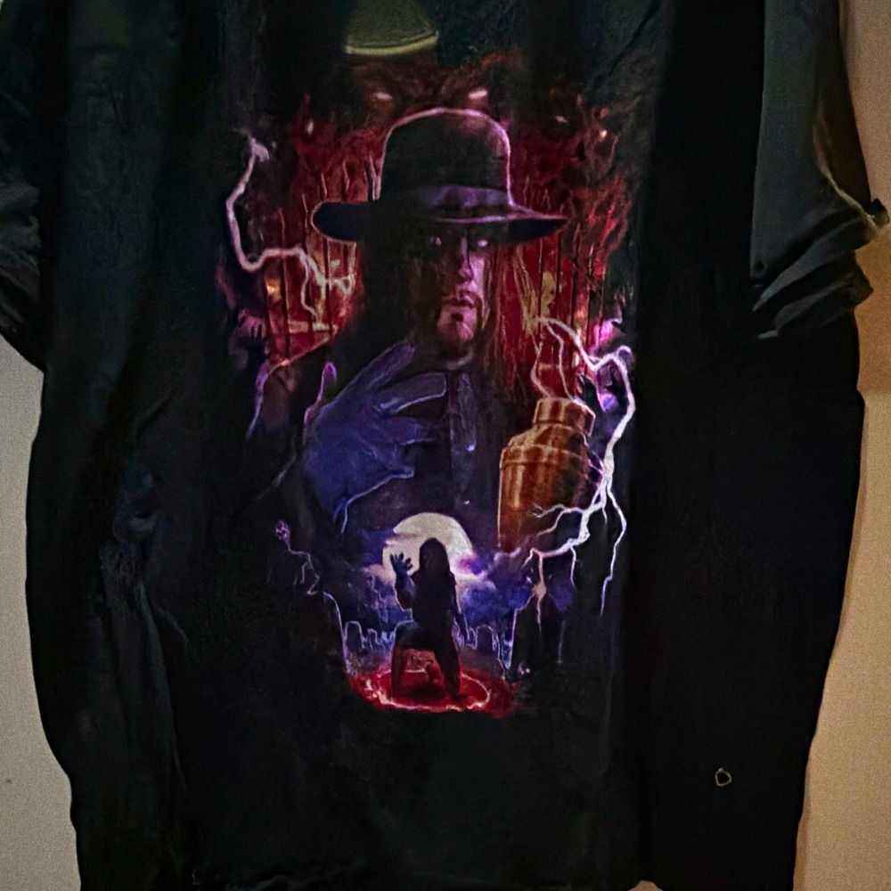WWE Authentic WWE Black Shirt T-Shirt Size 2X Wrestling Fan Apparel